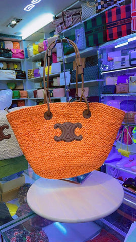 Sac de Plage Orange Soleil Couchant