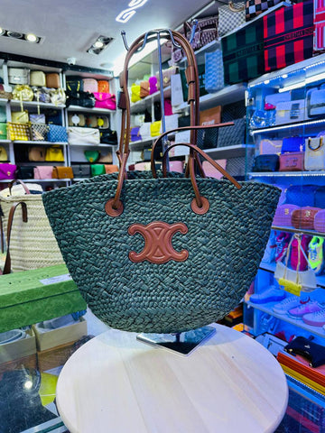 Sac de plage vert emeraude